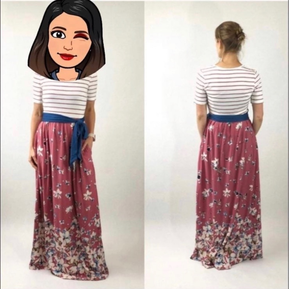 Maxi dress with pockets brand new